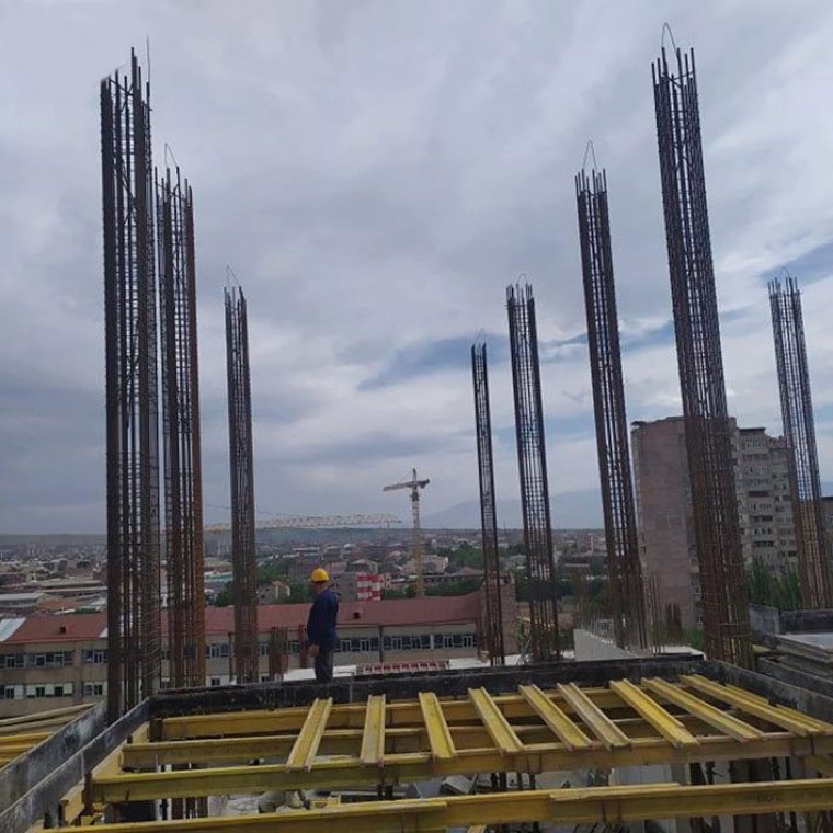 Multi-storey residential building in Yerevan — 13
